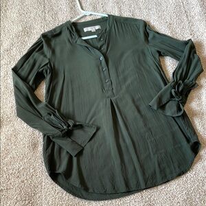 LOFT Green Blouse Small